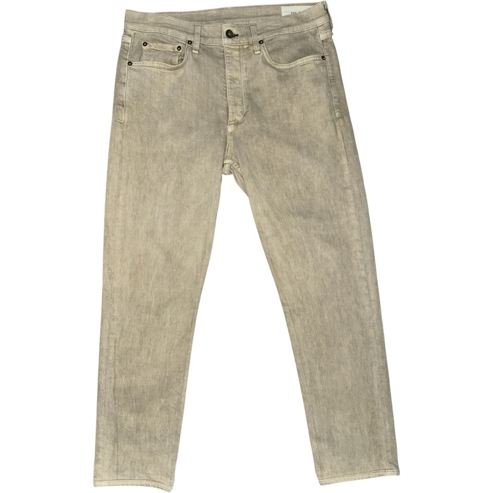 RAG & BONE Men's Fit 2 Slim MidRise Button Fly Denim Jeans in Vernon Tan 34 X 32 - Picture 4 of 7